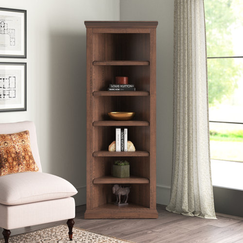 Greyleigh™ Adilynn Corner Bookcase & Reviews Wayfair